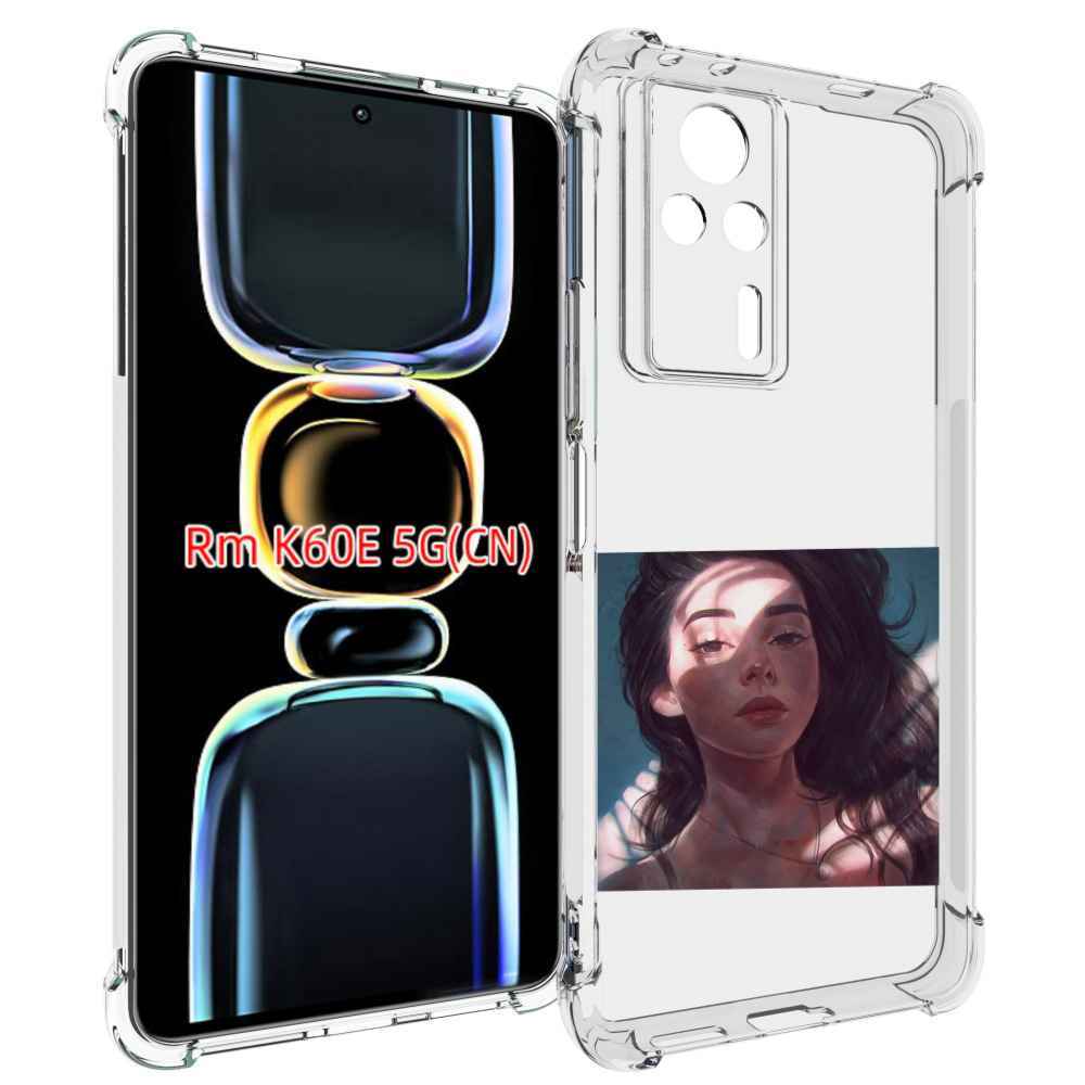 

Чехол MyPads девушка-в-лучах женский для Xiaomi Redmi K60E, Tocco