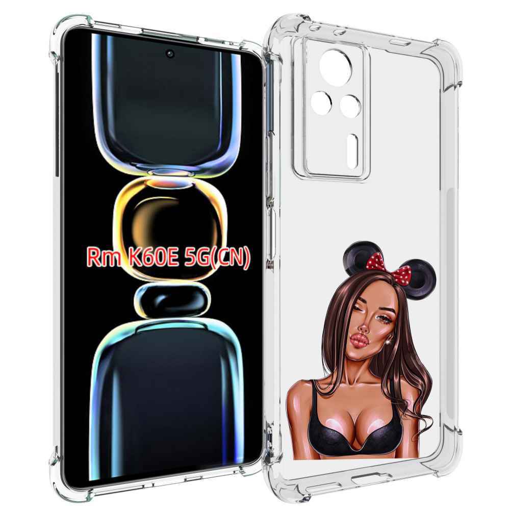 

Чехол MyPads девушка-в-купальнике-с-ушками женский для Xiaomi Redmi K60E, Tocco