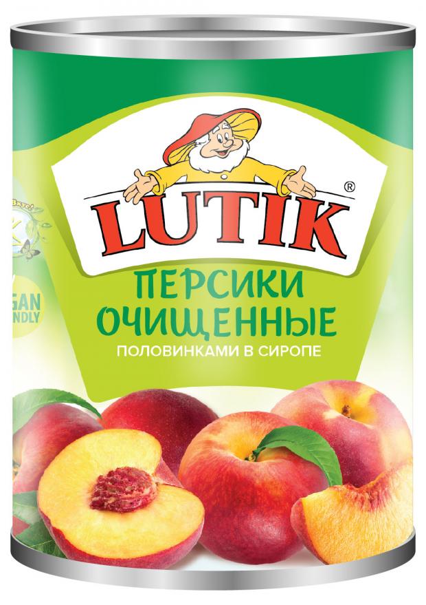 Персики Lutik половинки в сиропе 425 г