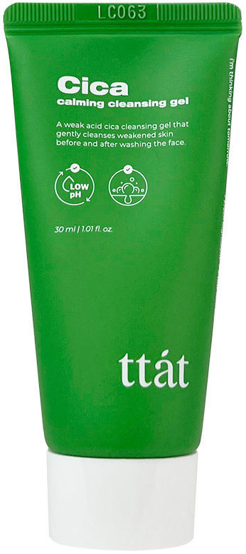 

Гель для очистки лица Ttat с экстрактом чайного дерева Cica Calming Cleansing Gel Mini
