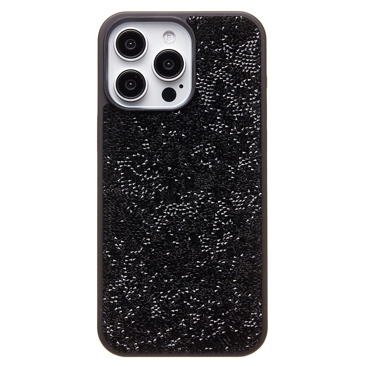 

Чехол iPhone 15 Pro Max пластиковый Posh Shine <черный>