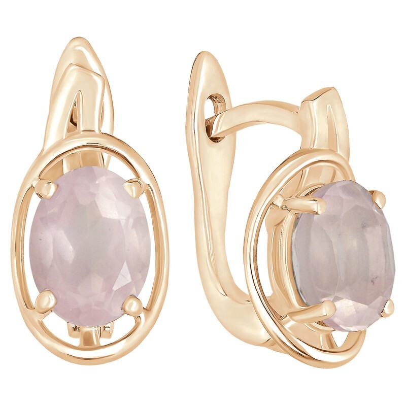 

Серьги из серебра с кварцем LAZURIT-ONLINE 7752PG, 7752PG