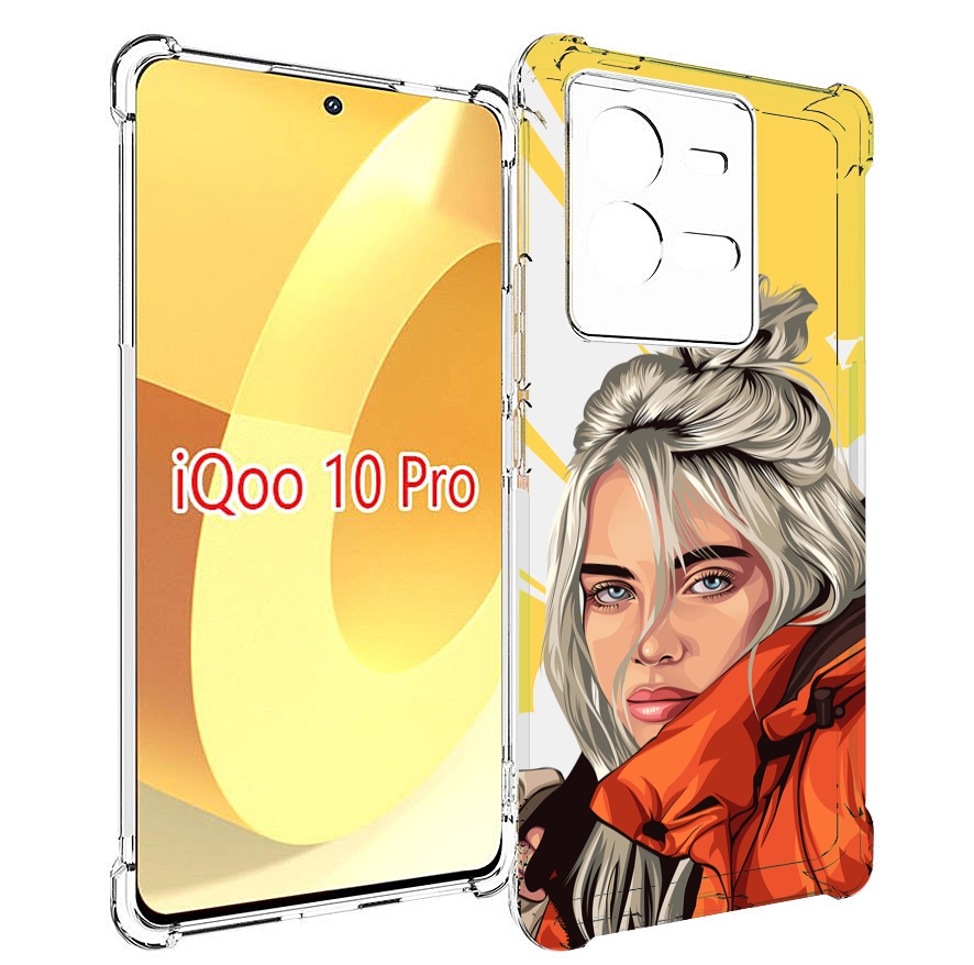 

Чехол MyPads билли-айлиш-в-куртке для Vivo iQOO 10 Pro, Прозрачный, Tocco