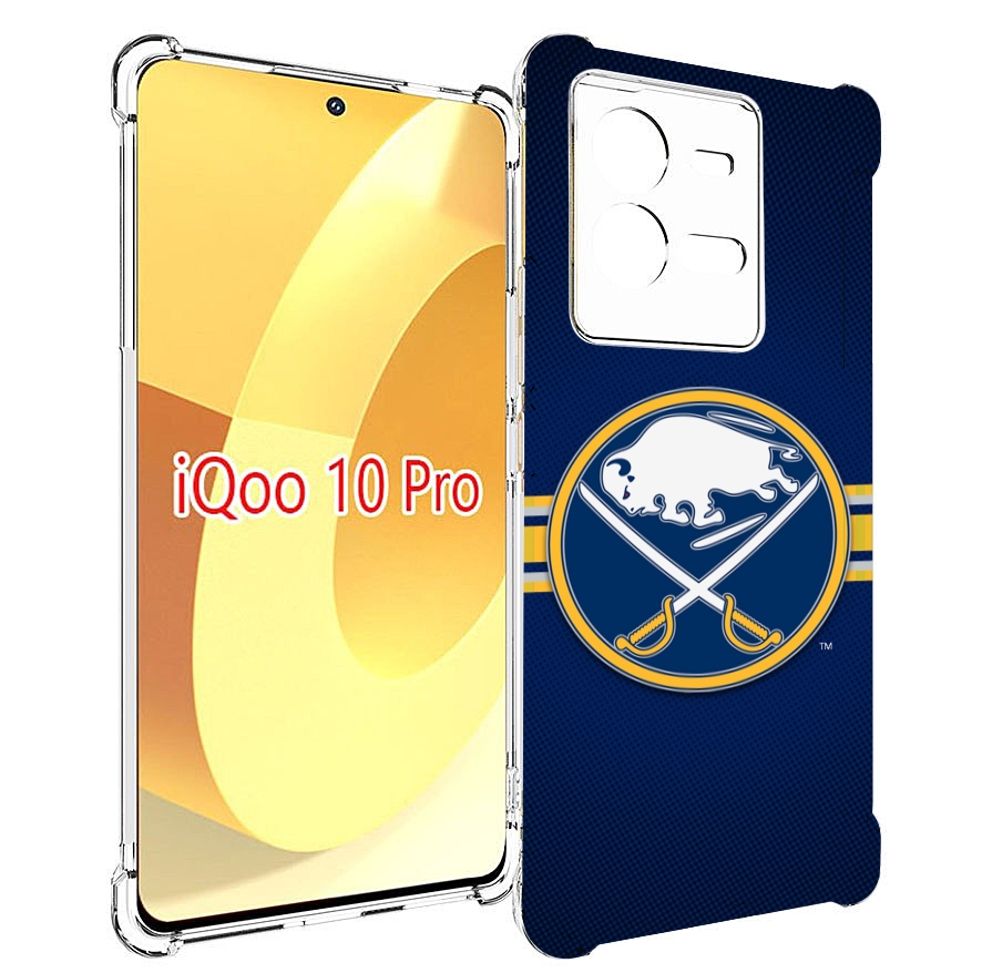 

Чехол MyPads баффало сеибрс для Vivo iQOO 10 Pro, Прозрачный, Tocco