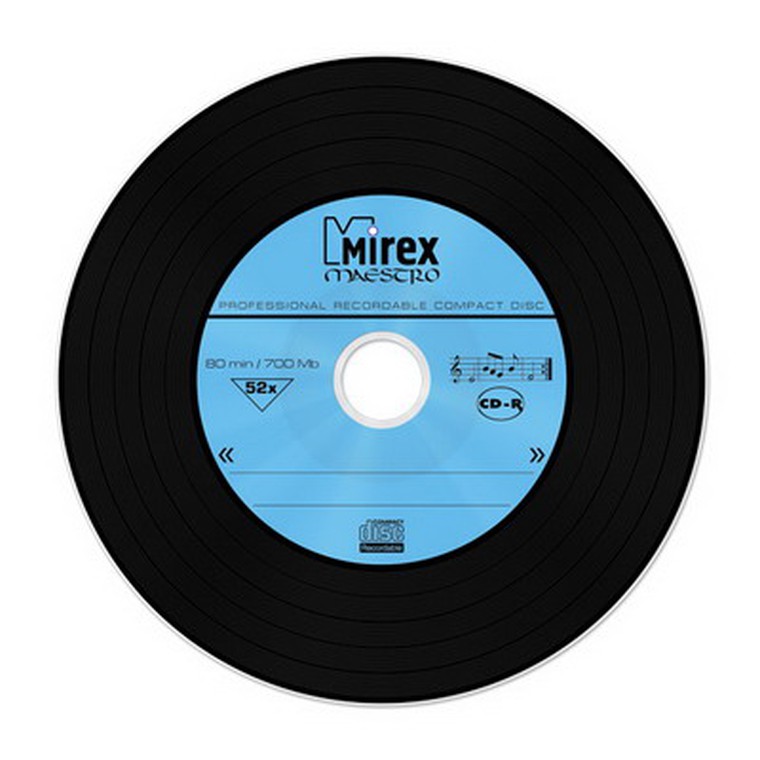 

Диск CD-R Mirex Maestro (Vinyl) 700MB SLIM-футляр (UL120120A8S)