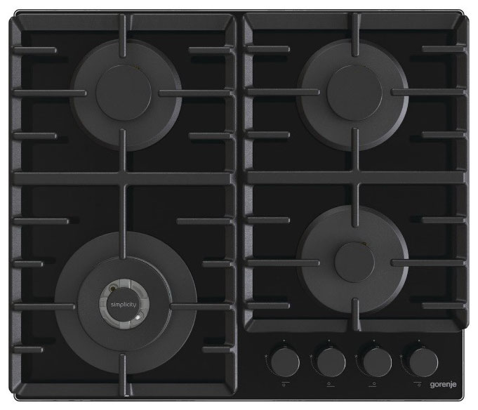

Встраиваемая варочная панель газовая Gorenje GW642SYB черный, GW642SYB