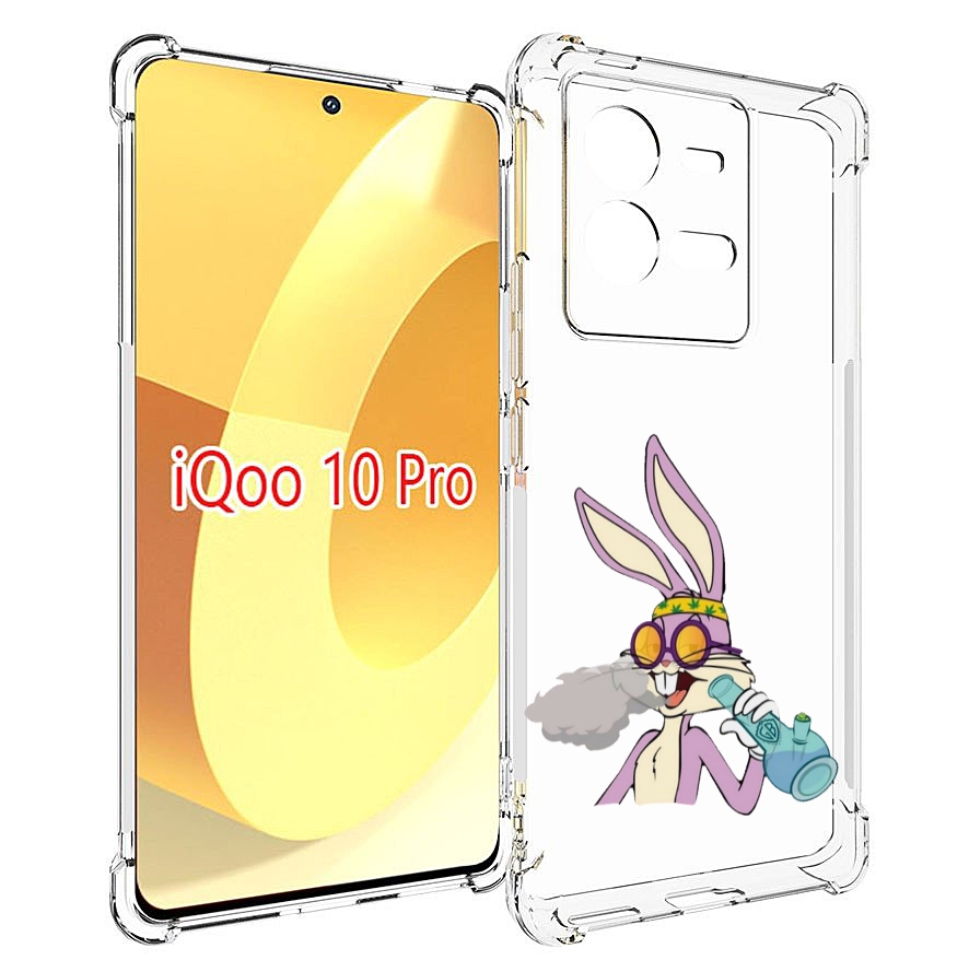 

Чехол MyPads бакс-банни-любитель-подымить для Vivo iQOO 10 Pro, Прозрачный, Tocco
