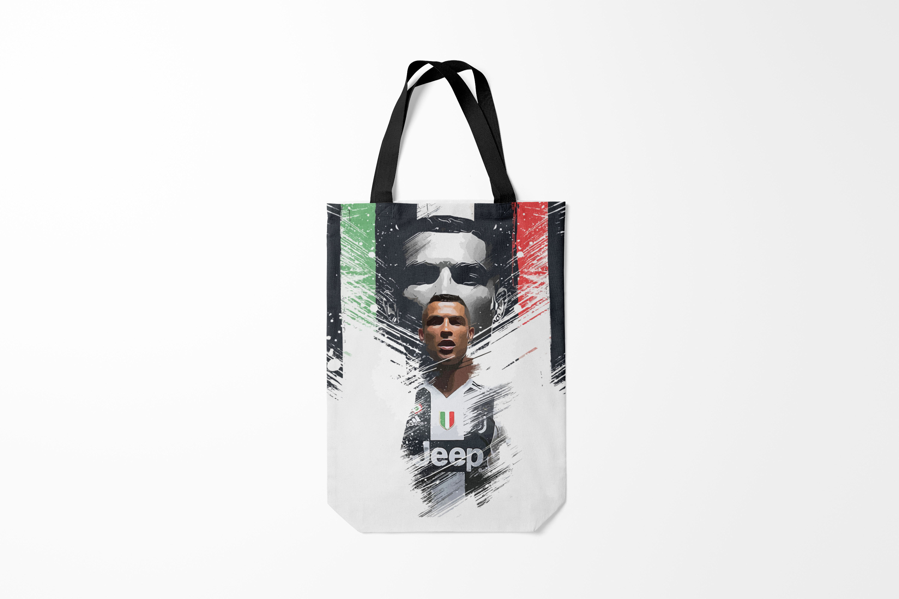 

Сумка шoппер унисекс Burnettie Juventus Криштиану Роналду, белый, Juventus Криштиану Роналду