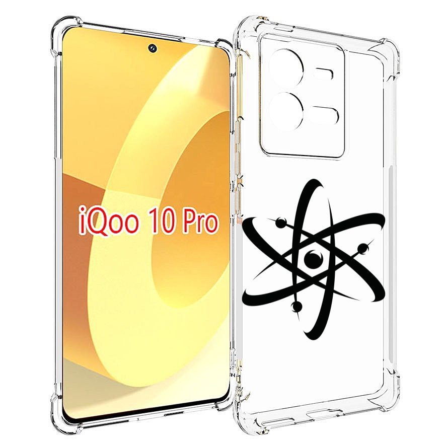 

Чехол MyPads атом для Vivo iQOO 10 Pro, Прозрачный, Tocco