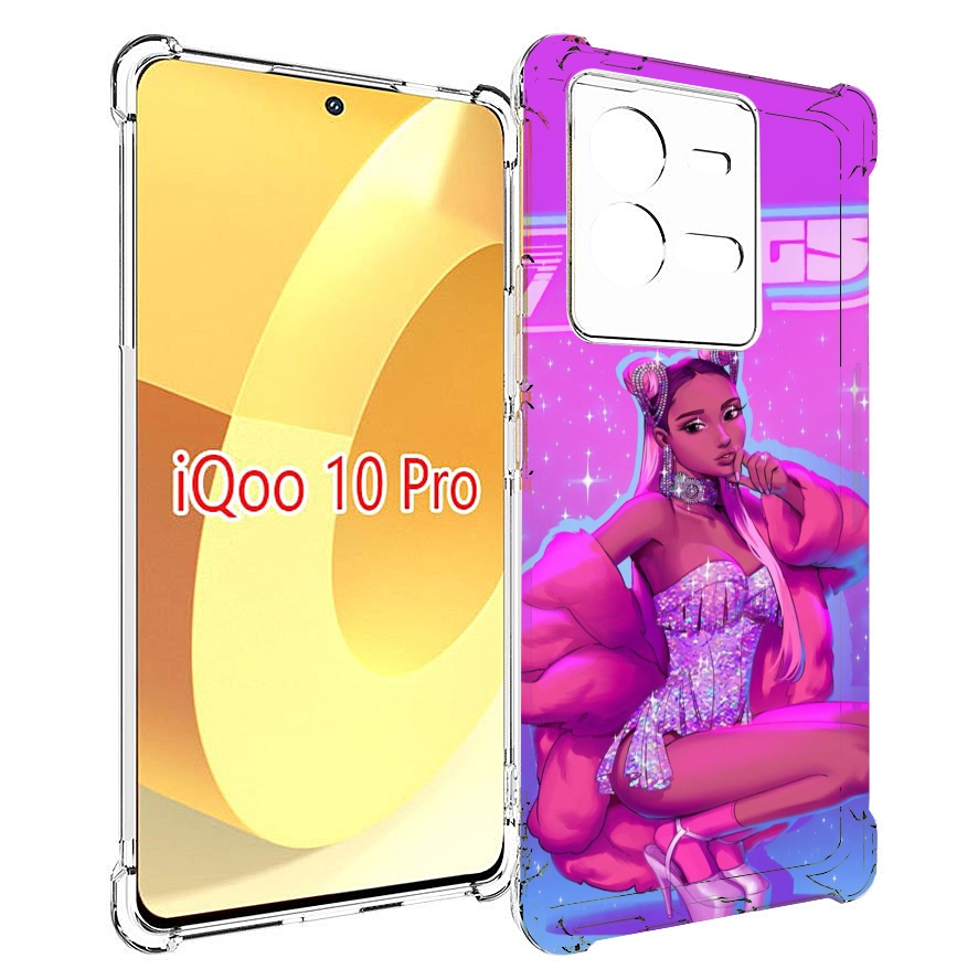 

Чехол MyPads ариана-гранде для Vivo iQOO 10 Pro, Прозрачный, Tocco