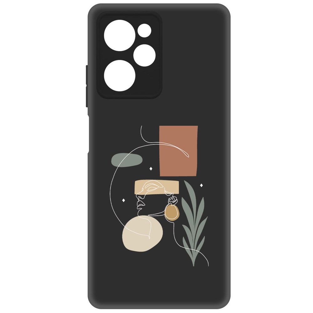 

Чехол-накладка Софт Элегантность для Poco X5 Pro, Черный