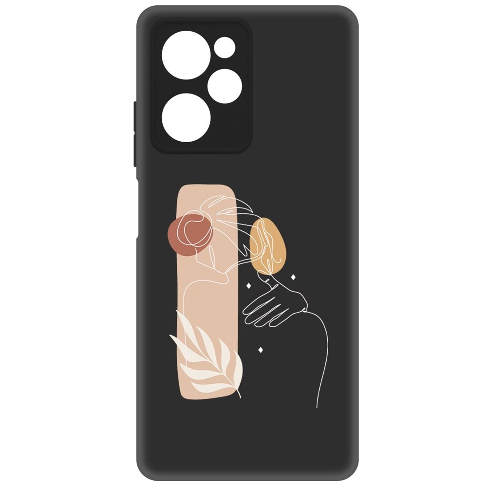 

Чехол-накладка Софт Нежность для Poco X5 Pro, Черный