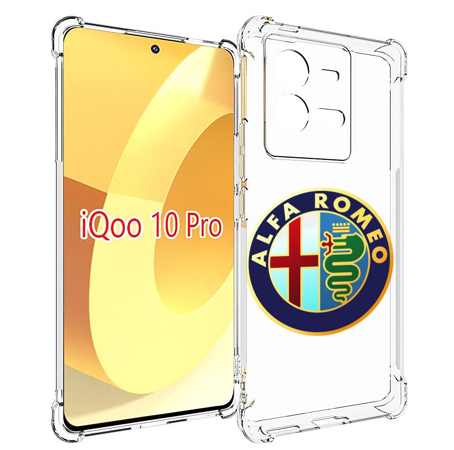 

Чехол MyPads альфа-ромео-2 мужской для Vivo iQOO 10 Pro, Прозрачный, Tocco