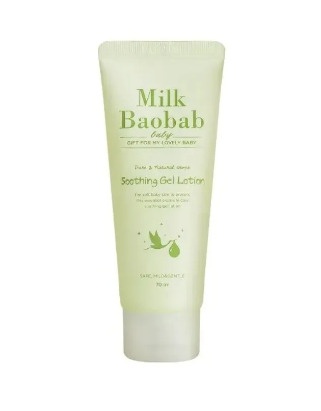 Детский лосьон MilkBaobab MB 19 Baby Soothing Gel Lotion Travel Edition детский лосьон для тела milk baobab soothing gel lotion pouch
