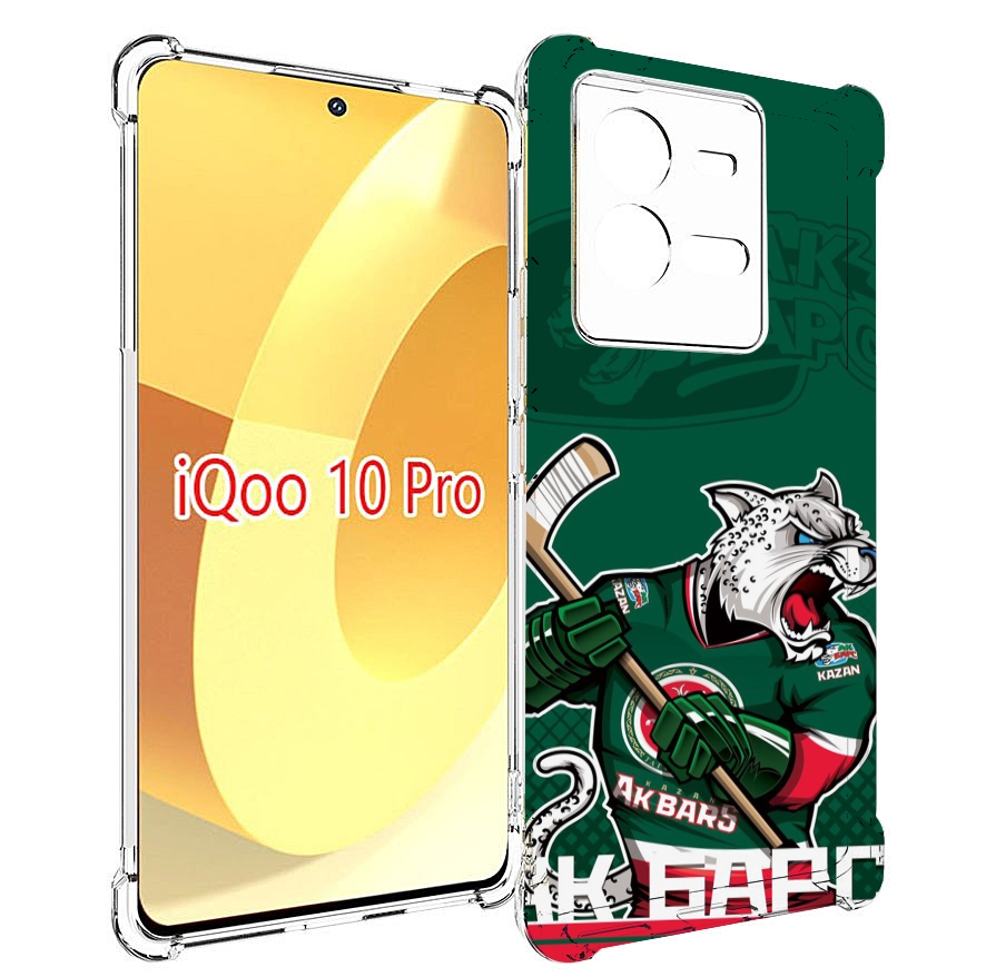 

Чехол MyPads ак барс казань для Vivo iQOO 10 Pro, Прозрачный, Tocco