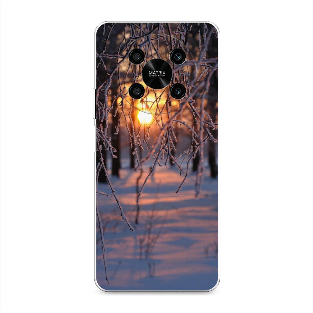

Чехол на Honor X9 4G "Зима 7", Оранжевый;розовый;черный, 6108150-2