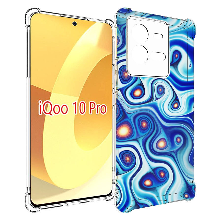 

Чехол MyPads абстрактная-текстура для Vivo iQOO 10 Pro, Прозрачный, Tocco