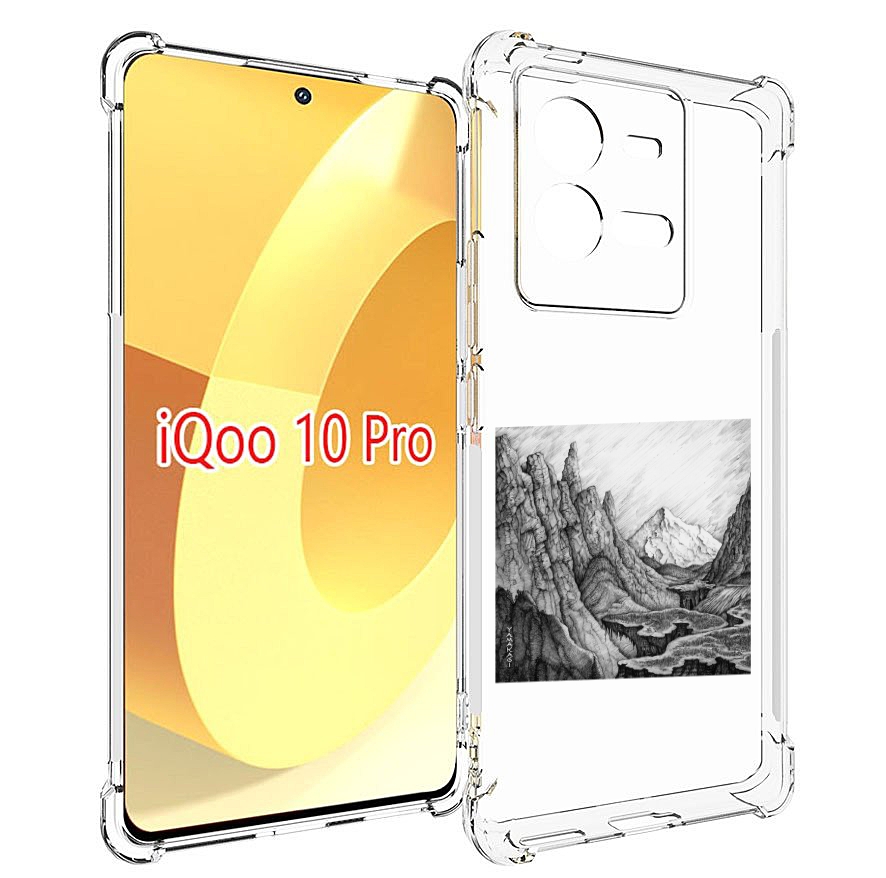 

Чехол MyPads Ямакаса Мияги и Энди Панда для Vivo iQOO 10 Pro, Прозрачный, Tocco