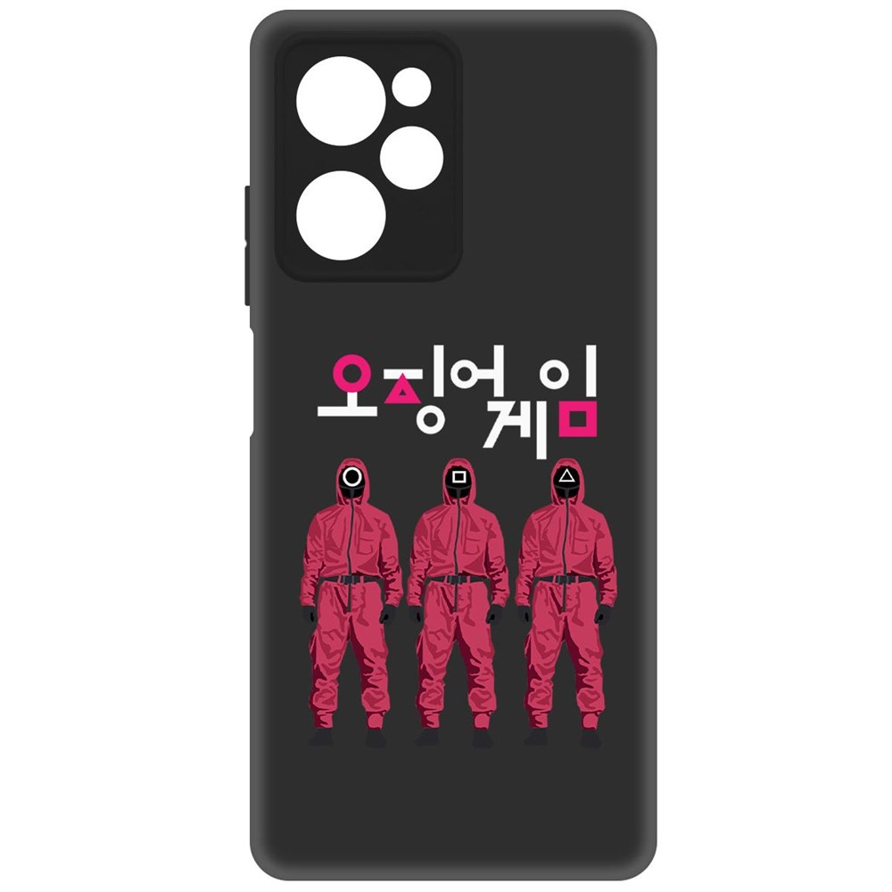 

Чехол-накладка Софт Игра в кальмара-Персонал для Poco X5 Pro, Черный