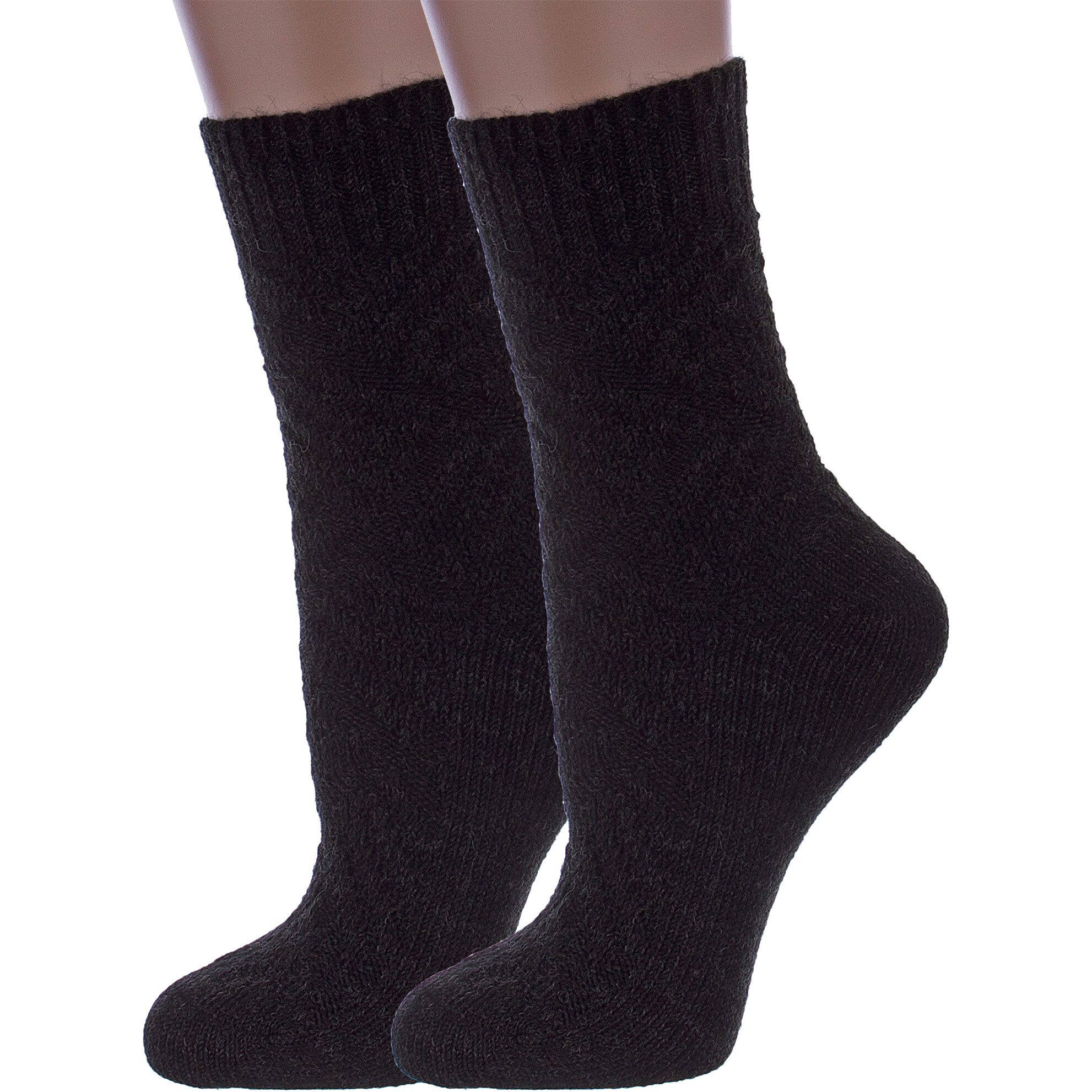Комплект носков женских Rusocks 2-Ж3-38847 черных 23-25, 2 пары