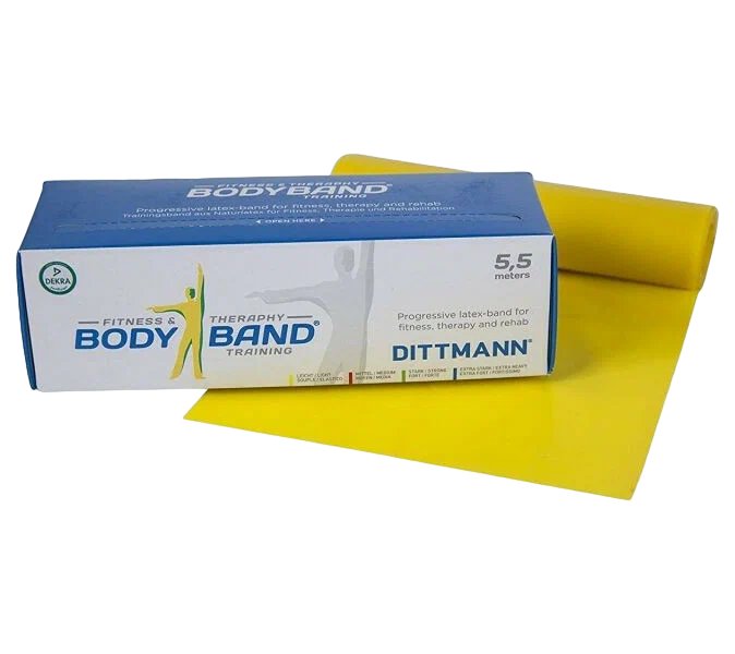 

Ленточный амортизатор Dittmann Body-Band 5,5 м низкое сопротивление желтый