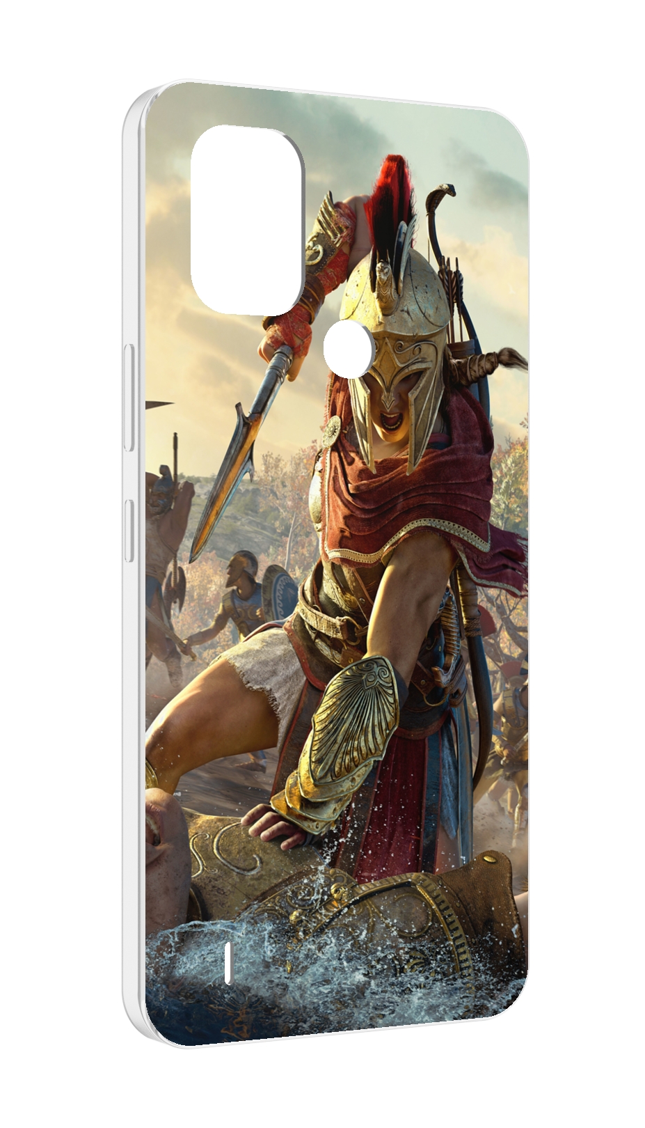 

Чехол MyPads Assassin's Creed Odyssey Kassandra мужской для Nokia C31, Прозрачный, Tocco