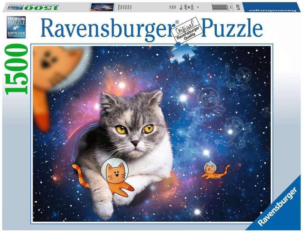 

Пазл Ravensburger Кошки в космосе RV17439, 1500 деталей, Кошки в космосе
