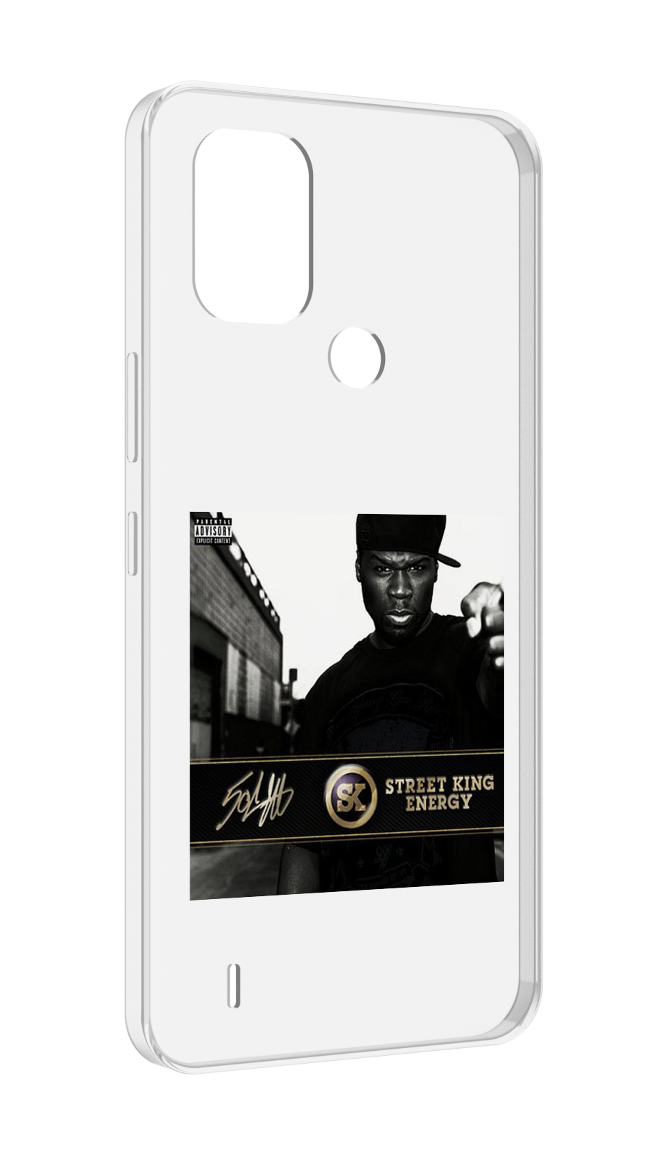 

Чехол MyPads 50 Cent - Street King Energy для Nokia C31, Прозрачный, Tocco