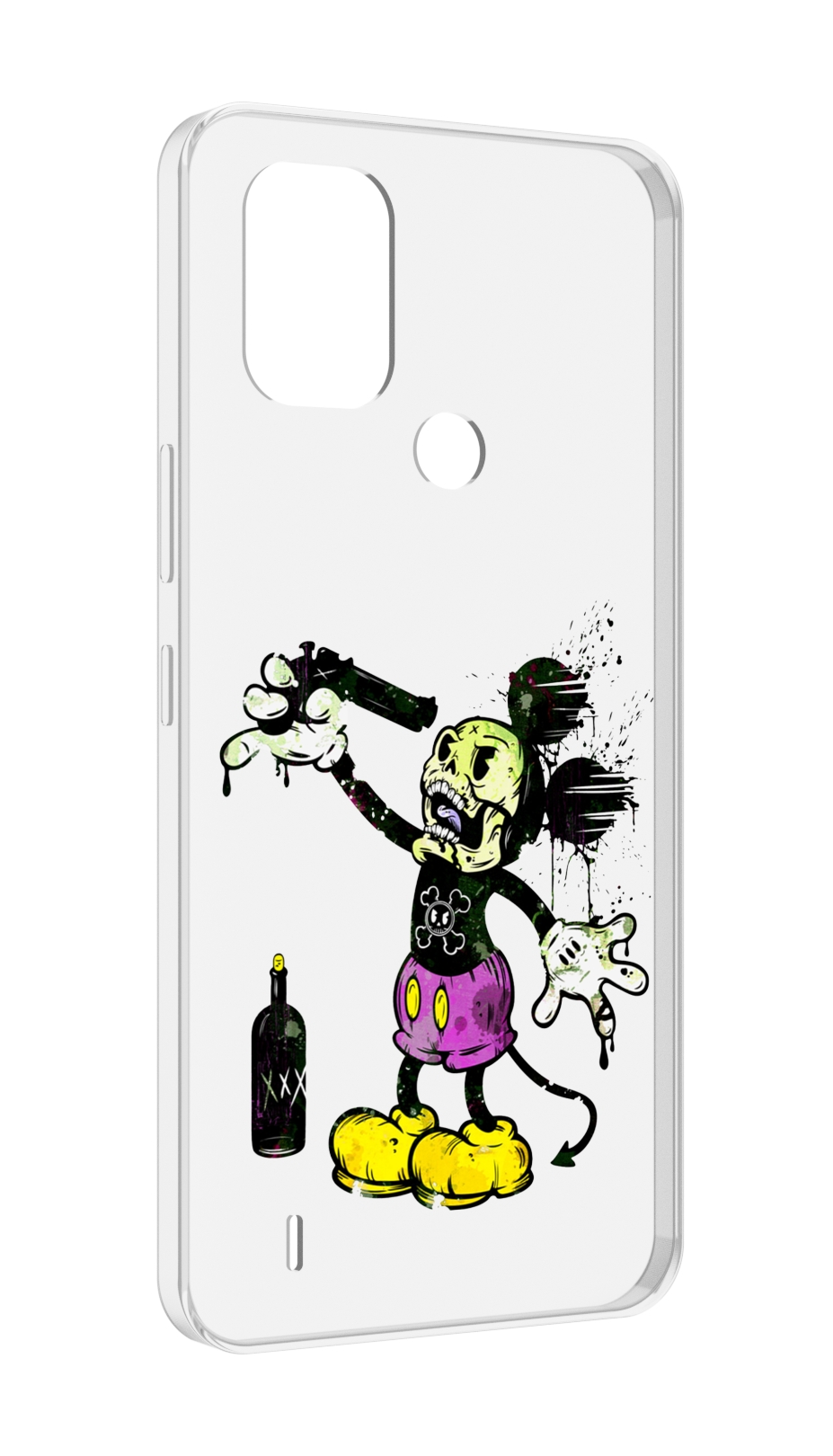 

Чехол MyPads Драг Микки для Nokia C31, Прозрачный, Tocco