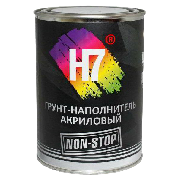 

Грунт автомобильный <<H7 885926+956945>> NON-STOP 2К HS 4:1, чёрный, 2,8литра + отвердител, Черный