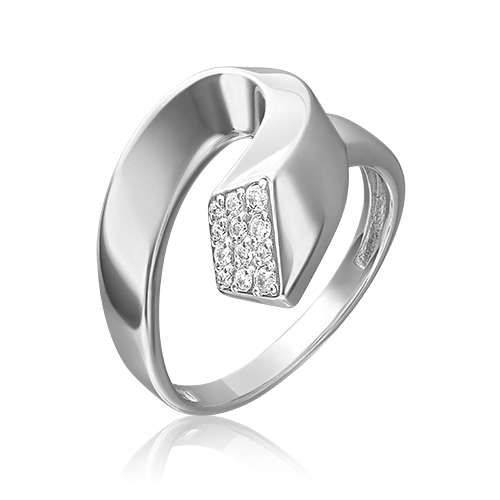 

Кольцо из серебра с фианитом р. 20 PLATINA jewelry 01-5645-00-401-0200, 01-5645-00-401-0200