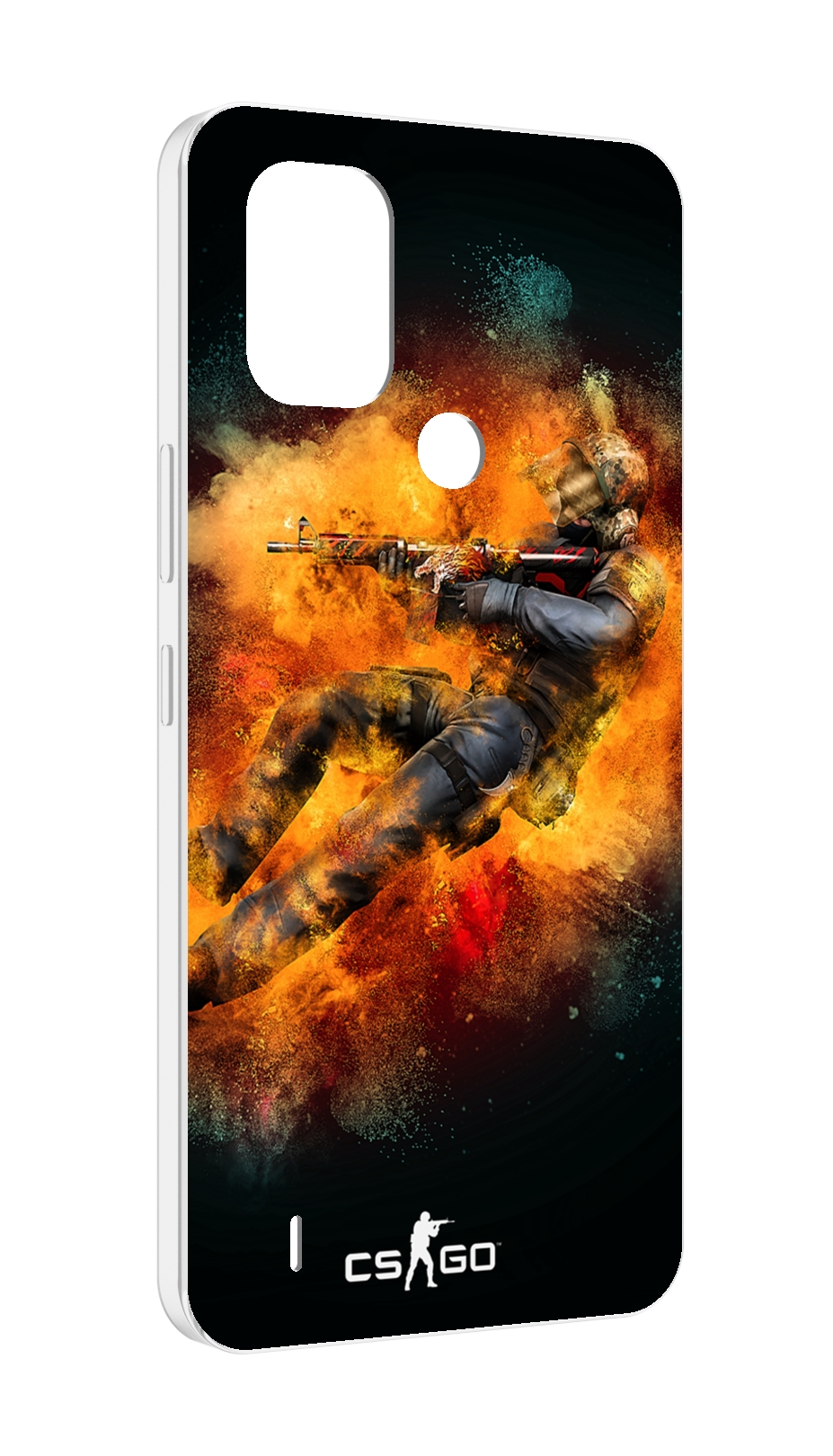 

Чехол MyPads CS-go Контр-террорист для Nokia C31, Прозрачный, Tocco
