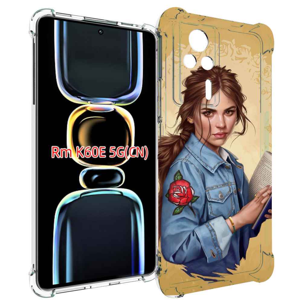 

Чехол MyPads девушка-в-бежевом-фоне для Xiaomi Redmi K60E, Tocco