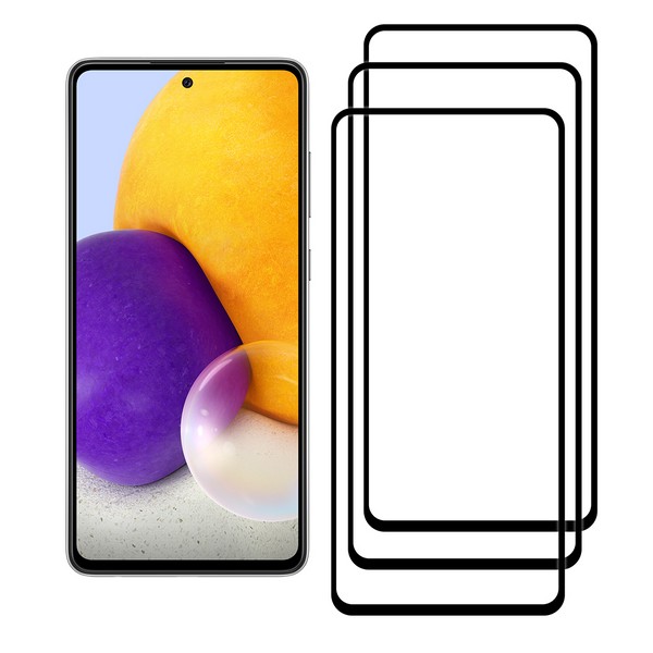 

Комплект из 3х стекол Krutoff для Samsung Galaxy A72 черное
