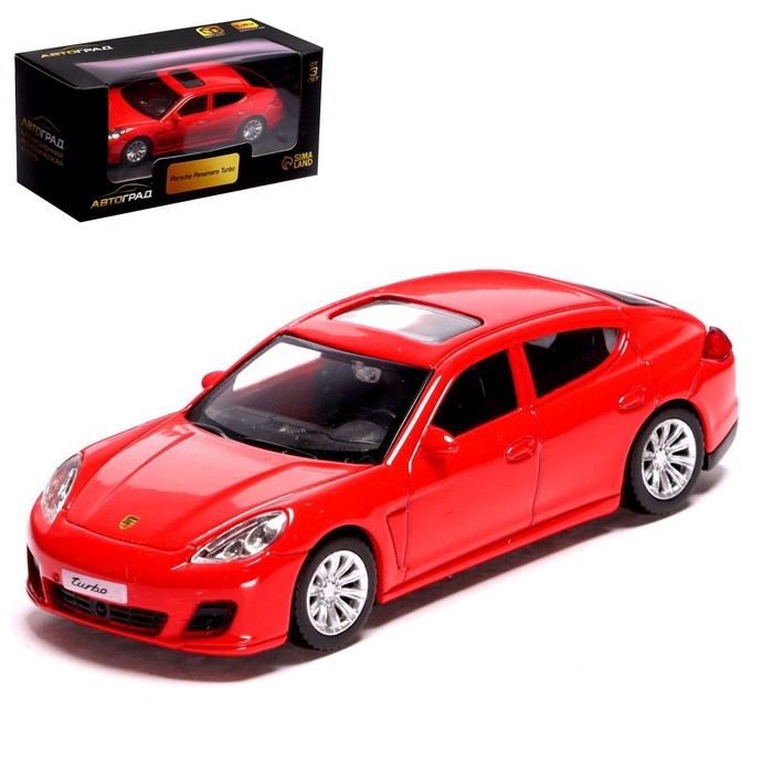 Автоград Porsche Panamera Turbo, 1:43, цвет красный 444009