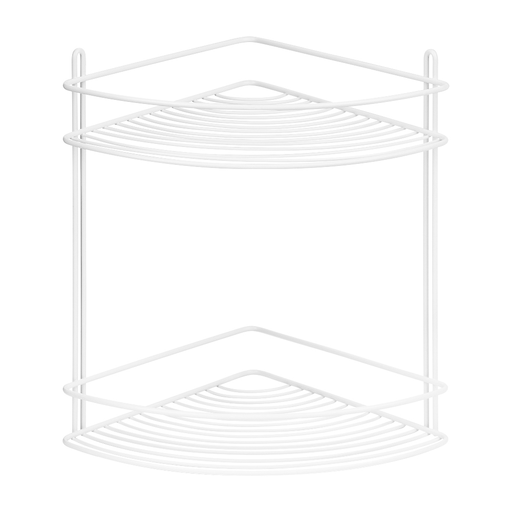

Полка настенная угловая 218х218х310мм белый