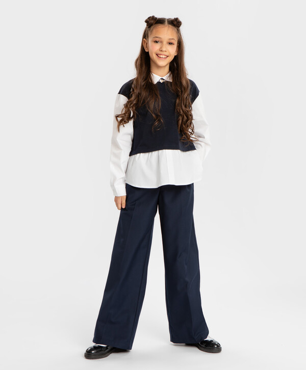 

Брюки детские Button Blue 224BBGS63071000, синий, 146, 224BBGS63071000