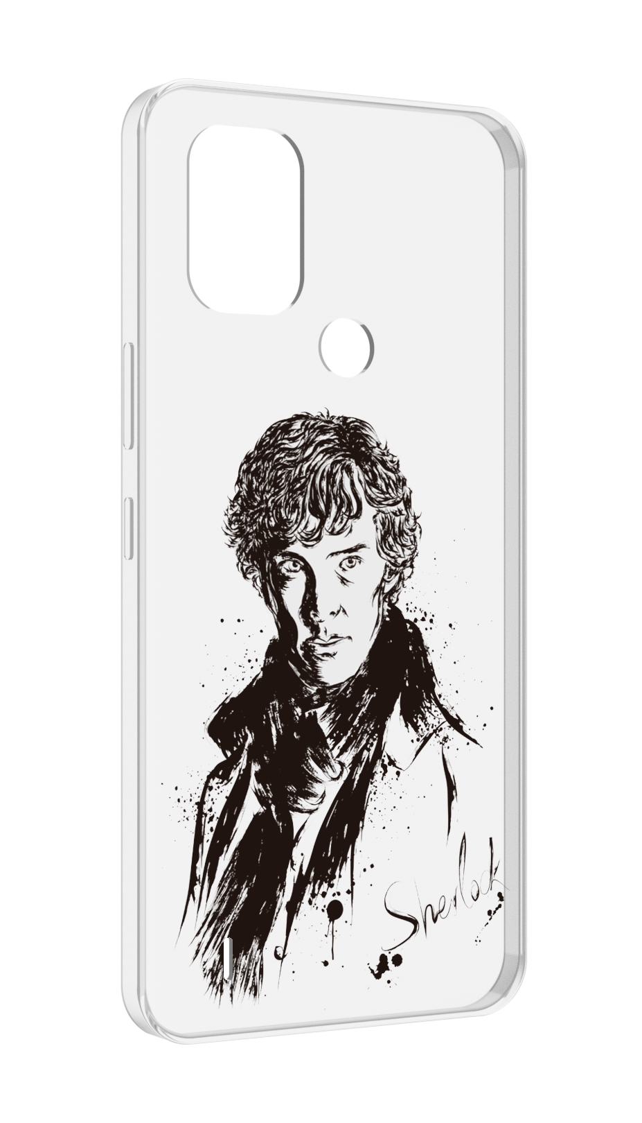 

Чехол MyPads шерлок холмс портрет для Nokia C31, Прозрачный, Tocco