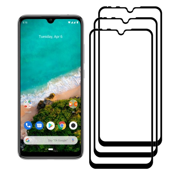 

Комплект из 3х стекол Krutoff для Xiaomi Mi A3/CC9e черное