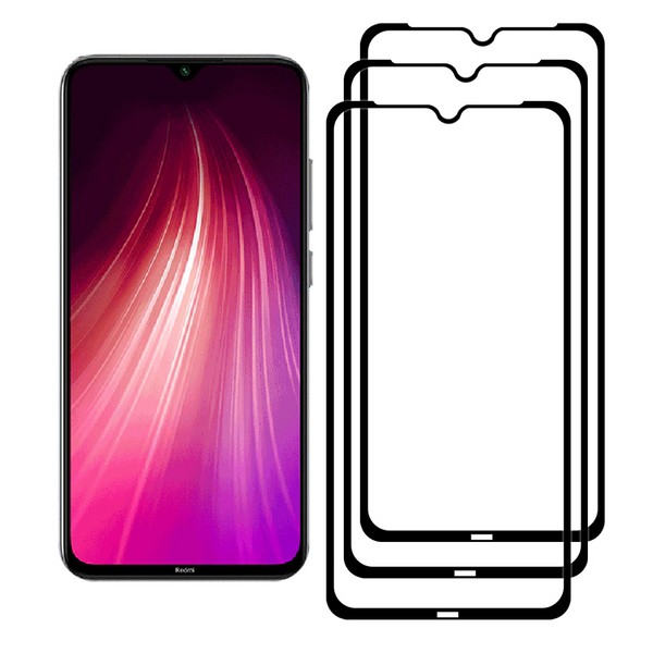 

Комплект из 3х стекол Krutoff для Xiaomi Redmi Note 8 черное