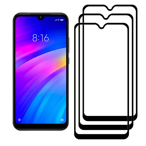 

Комплект из 3х стекол Krutoff для Xiaomi Redmi 7/Y3 черное