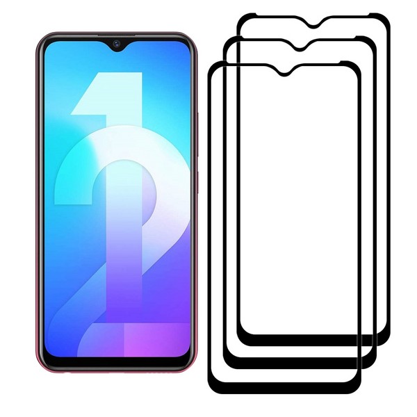 

Комплект из 3х стекол Krutoff для Vivo Y11/Y12/Y17/Y15/Y3 черное