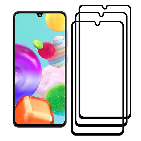 

Комплект из 3х стекол Krutoff для Samsung Galaxy A41 черное