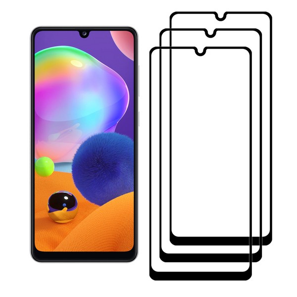 

Комплект из 3х стекол Krutoff для Samsung Galaxy A31 черное