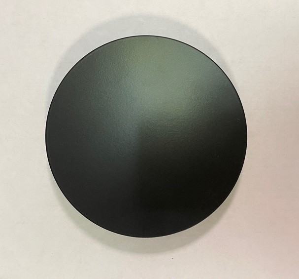 Решетка ВИЗИОНЕР РДК-120 стальная на магнитах круглая черная матовая решетка для цветов репка