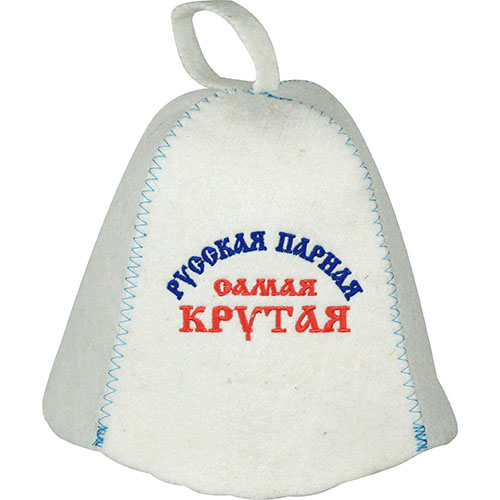 

Шапка для бани Русская парная самая крутая 1063026 onesize бежевый, Белый, Русская парная самая крутая