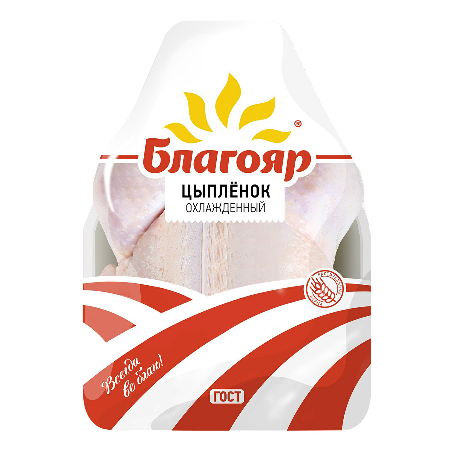

Тушка цыпленка-бройлера Благояр охлажденная +-1 кг