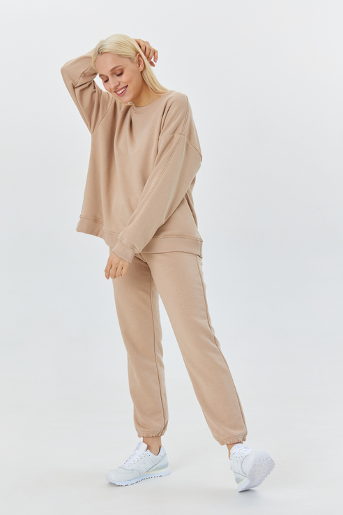 

Спортивные брюки женские Ennergiia En.ss21.w.05 бежевые 44 RU, En.ss21.w.05