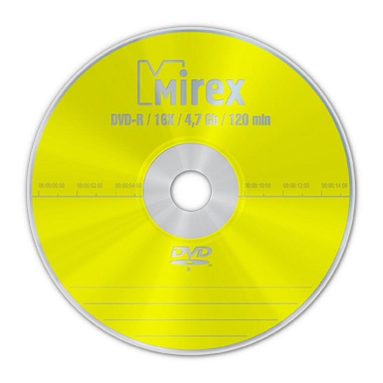 

Диск DVD-R Mirex 4,7GB 50шт (UL130003A1T)