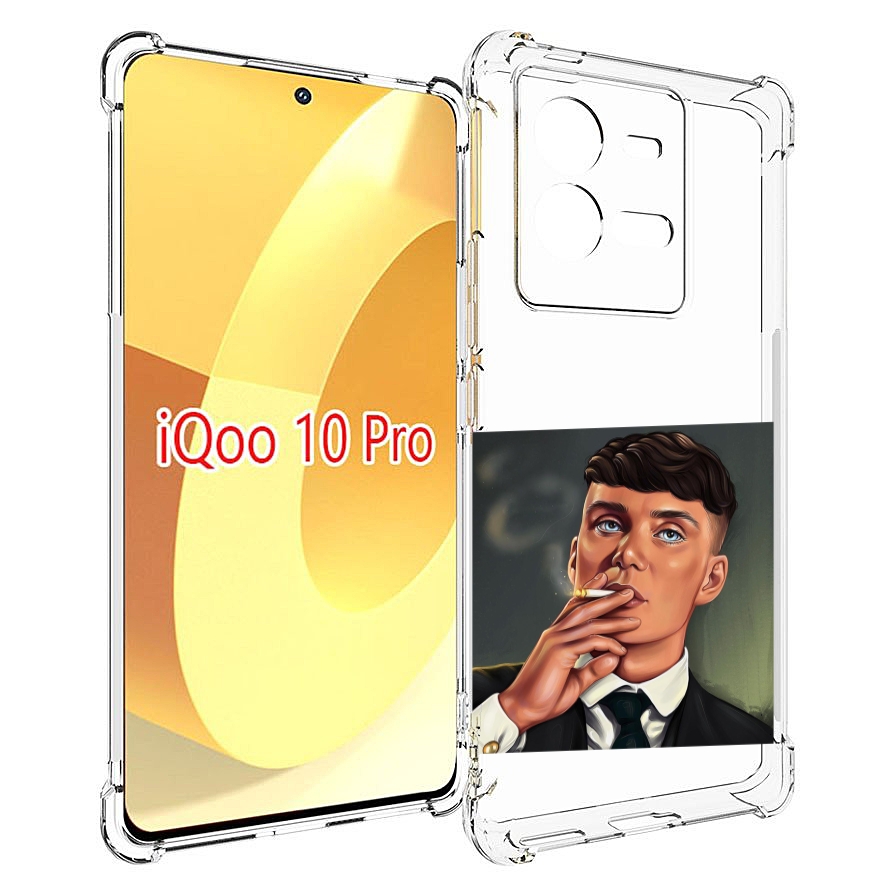 

Чехол MyPads Томас-Шелби для Vivo iQOO 10 Pro, Прозрачный, Tocco